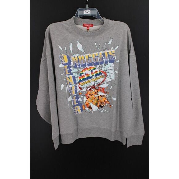 mitchell and ness denver nuggets long sleeve womens medium - Picture 1 of 8